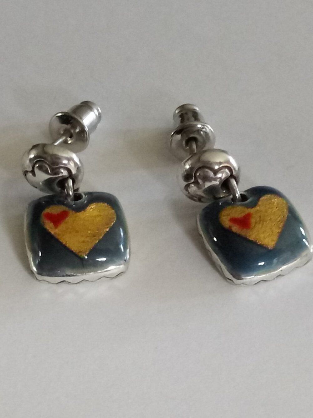 Brighton golden heart earrings